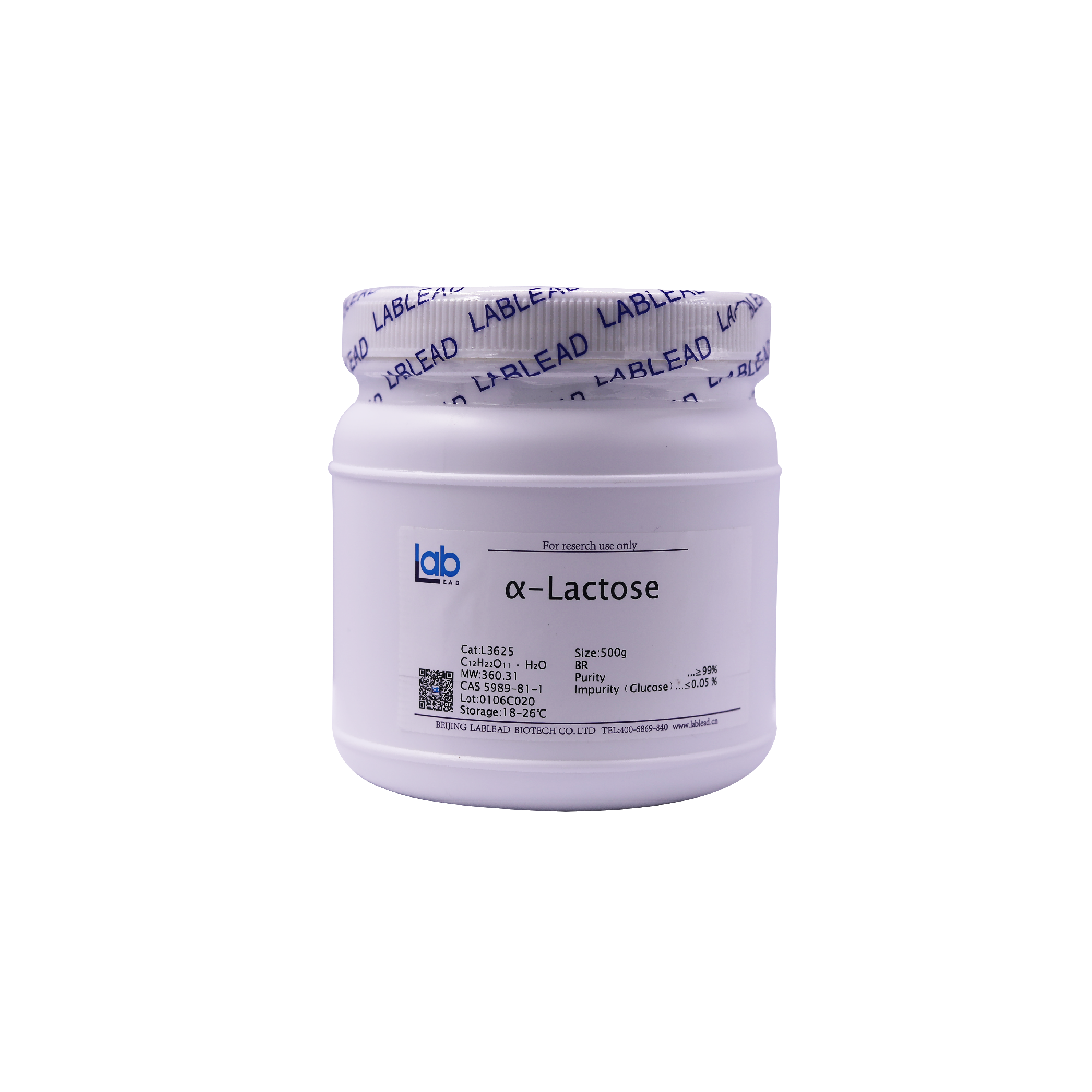 α-Lactose α-乳糖(货号:L3625)